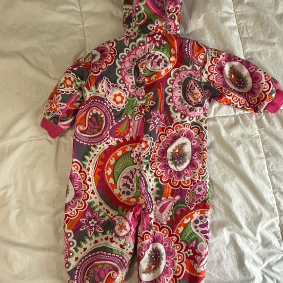 Hanna Andersson Pink and Green Snow Suit - Picture 5 of 7